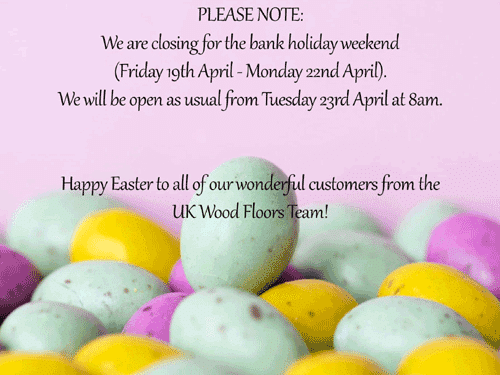 Easter Bank Holiday Weekend!